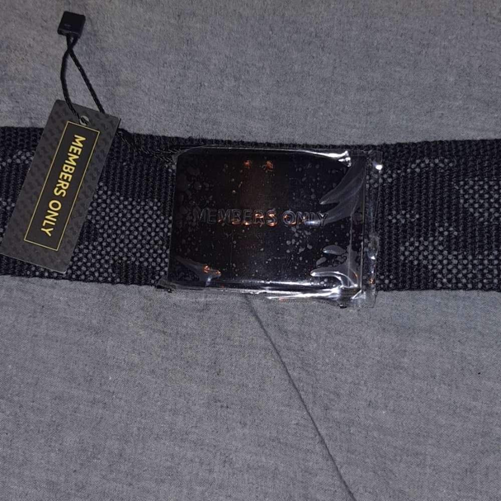 MEMBERS ONLY CANVAS BELT CAMO PRINT